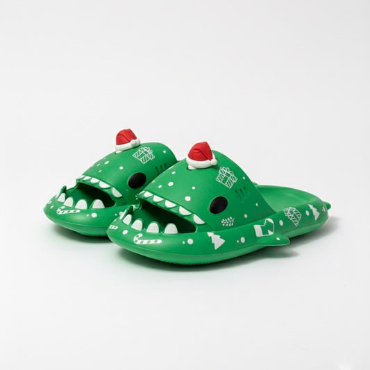 Luminous Shark Slippers – Christmas Edition