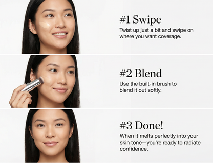 Korean 2-in-1 Color-Changing Foundation Stick