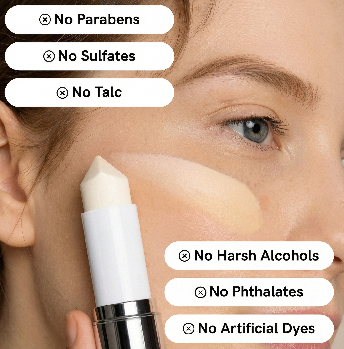 Korean 2-in-1 Color-Changing Foundation Stick