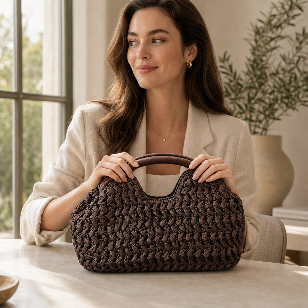 Palma™ Woven Clutch Bag