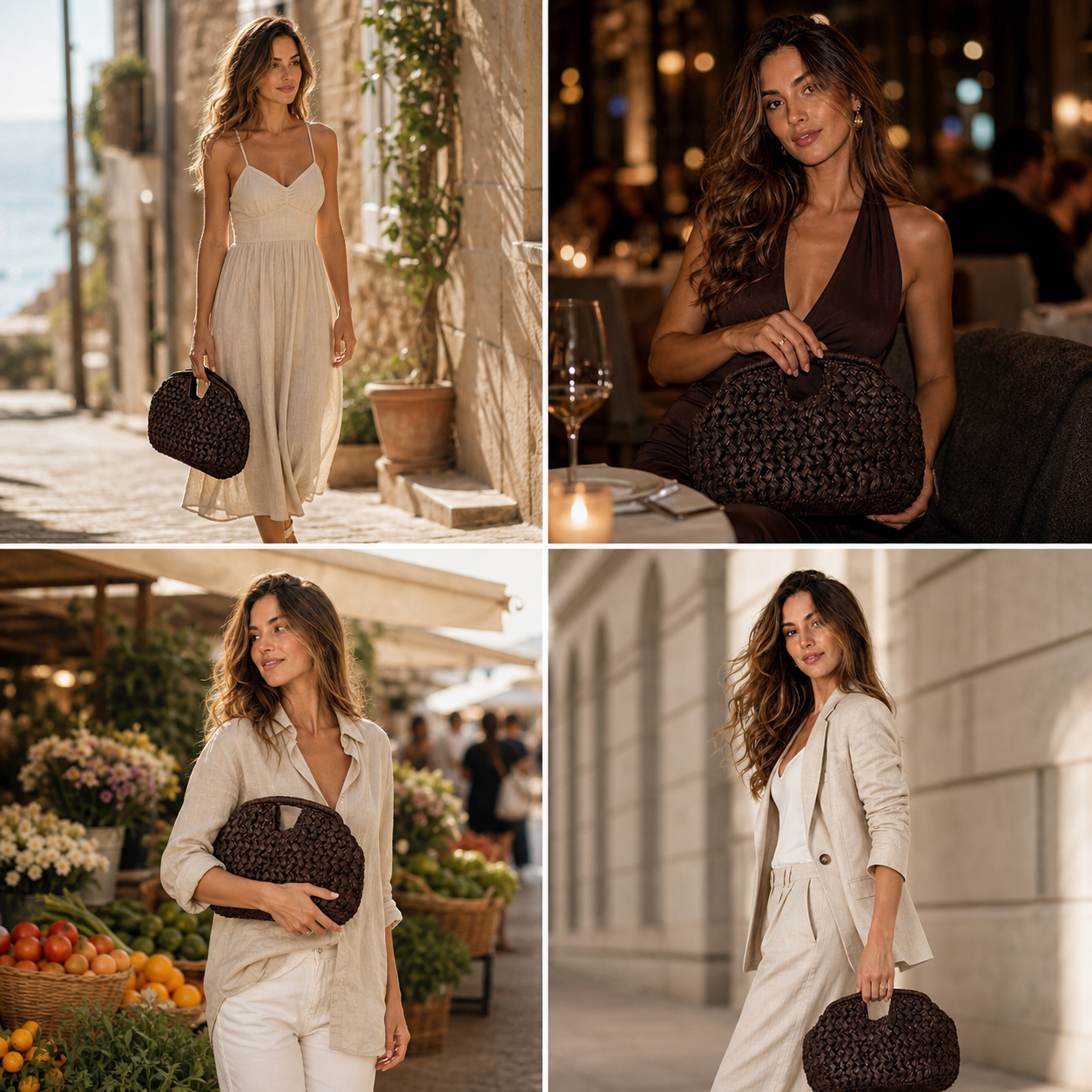 Palma™ Woven Clutch Bag