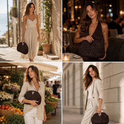 Palma™ Woven Clutch Bag