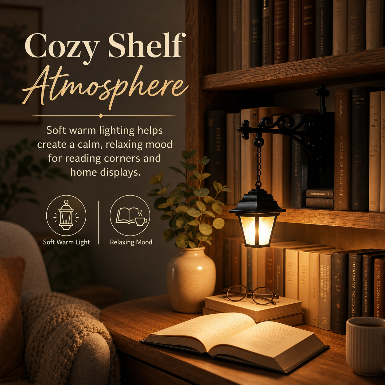 ShelfLume™ — Bookshelf Lantern